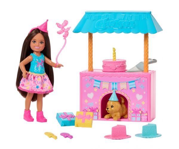 Barbie: Chelsea szülinapi zsúr babával és kiskutyával – Mattel