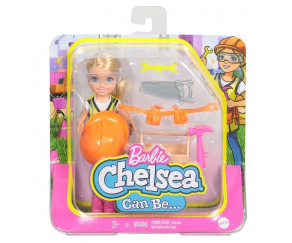 Barbie: Chelsea építész karrierbaba 15cm - Mattel