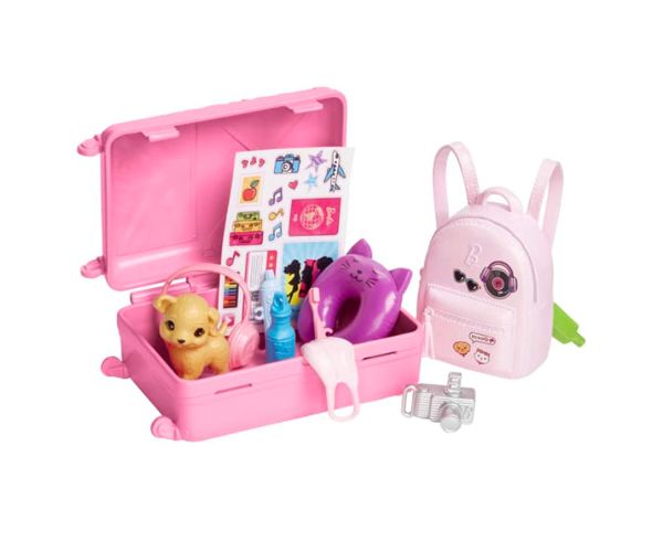 Barbie®: Dreamhouse Adventures utazó Barbie baba kiegészítőkkel - Mattel