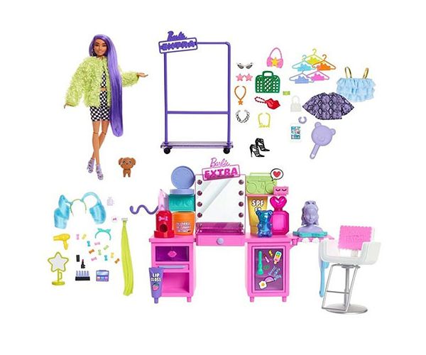Barbie: Extravagáns öltözőszoba babával - Mattel