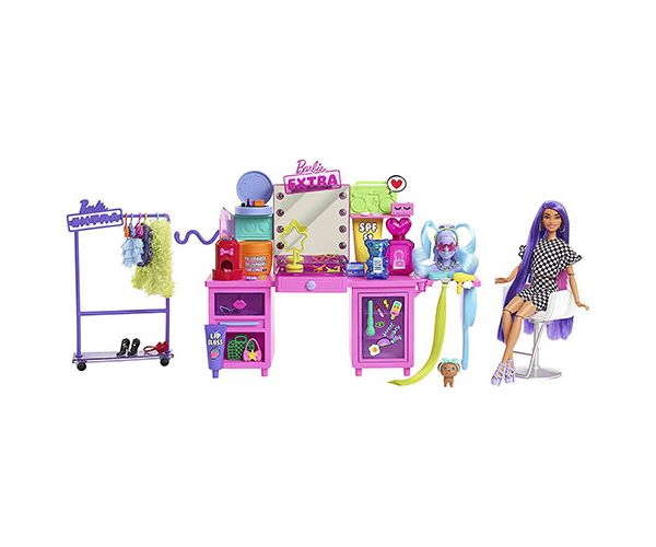 Barbie: Extravagáns öltözőszoba babával - Mattel