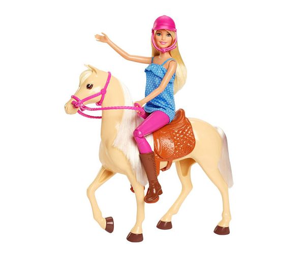 Barbie lovas szett babával - Mattel