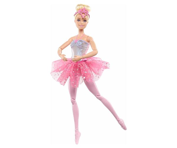 Barbie®: Tündöklő Szivárványbalerina szőke hajjal és fénnyel - Mattel