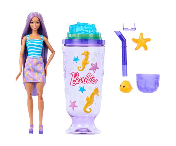 Barbie Reveal illatos Shaker sorozat lila hajú babával és csikóhallal - Mattel