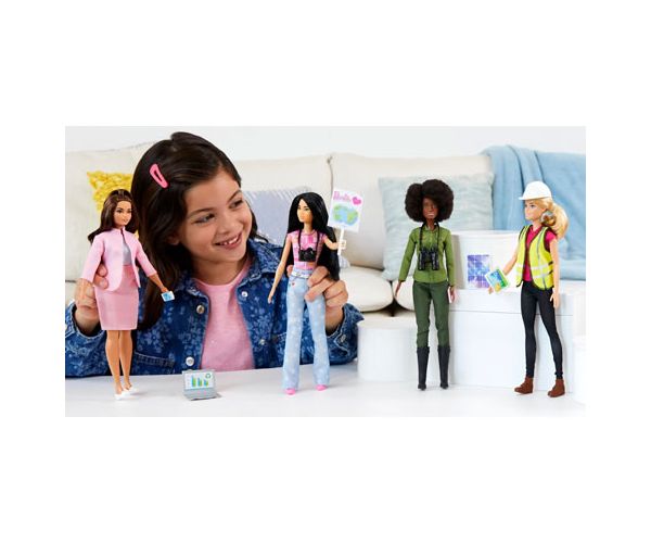 Barbie: Együtt a földért karrierbabák 4db-os csomag - Mattel