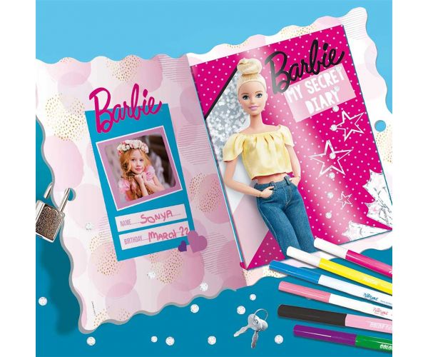 Barbie: Titkos napló lakattal - Lisciani