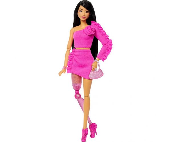Barbie: Trendi barátnők - Fekete hajú baba - Mattel