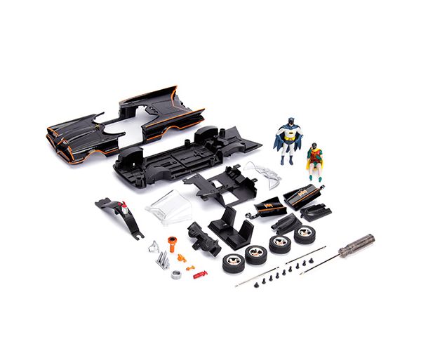 Batman: Animated Classic TV Batmobile összeszerelhető fém autó 1/24 - Simba Toys