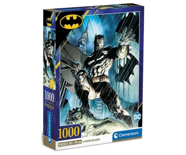 Batman HQC 1000db-os puzzle poszterrel - Clementoni