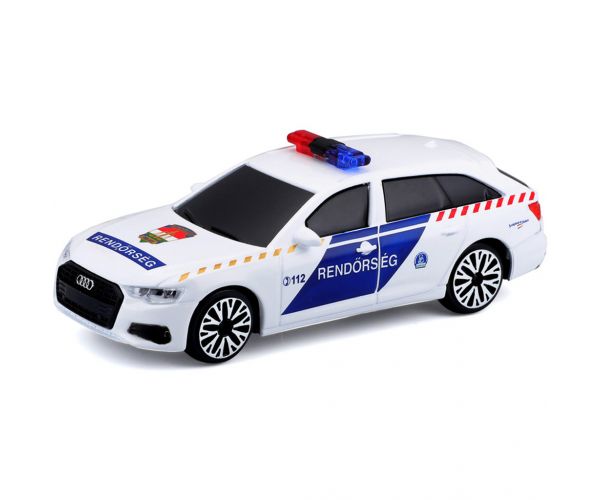 Bburago: Audi A6 szirénázó magyar rendőrautó 1/43