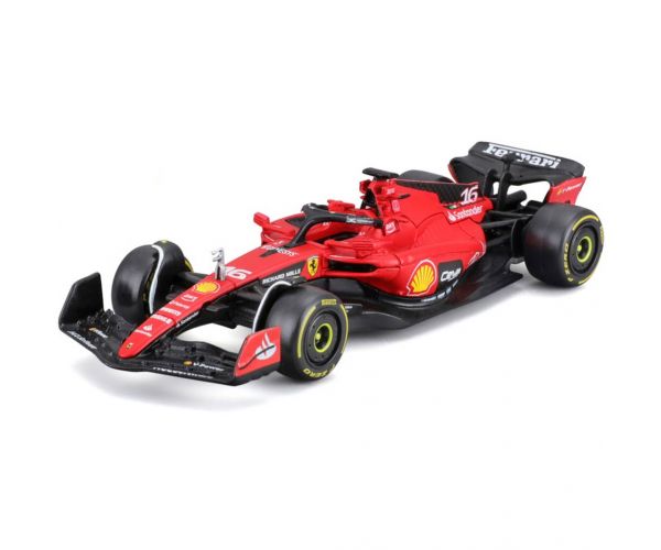 Bburago: Ferrari SF23 F1 versenyautó fém autómodell 1/43 (Charles Leclerc #16)