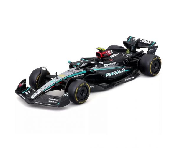 Bburago: Mercedes-AMG F1 W15 Performance F1 versenyautó fém autómodell 1/43 (Lewis Hamilton #44)