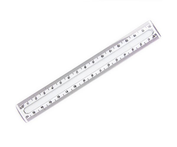 Ars Una: Priehľadné pravítko 17 cm
