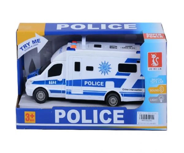 Policajný mikrobus so svetlom a zvukom