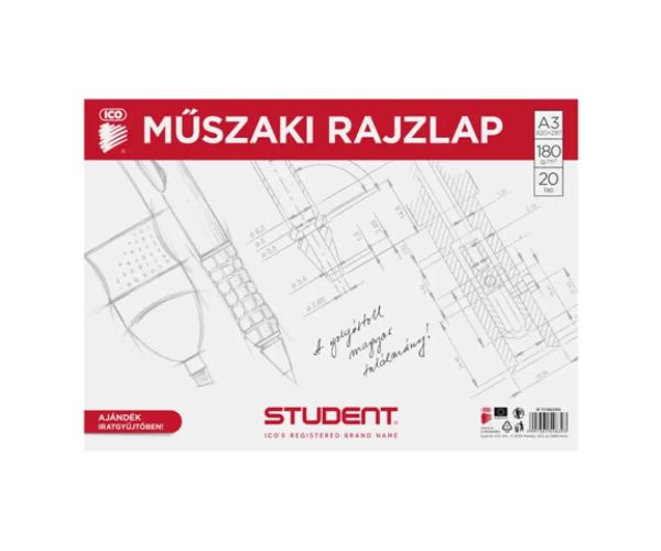 Ico: Student technický výkres s fascikelom A/3