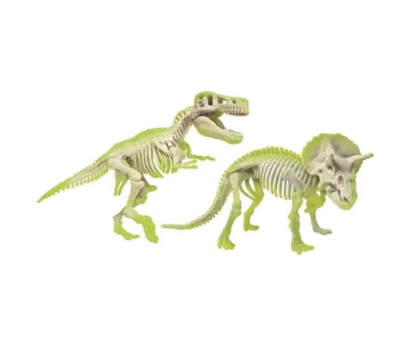 Science&Play: Archeofun svietiaci T-rex a Triceratops archeologický set - Clementoni