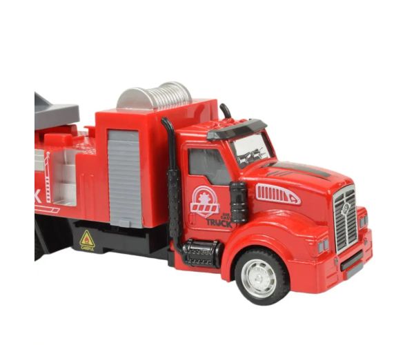 Fire Rescue: Hasičský kamión s rebríkom a zotrvačníkom 22cm