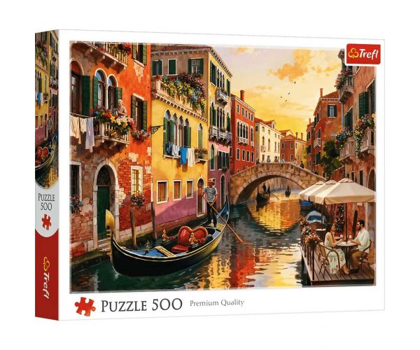 Velence naplementekor Premium Quality 500 db-os puzzle – Trefl