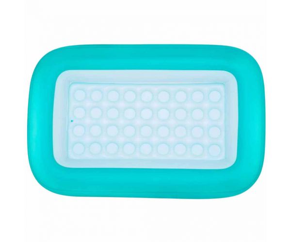 Bestway: Aquababes™ négyzet alakú gyűrűs pancsolómedence 165 x 104 x 25 cm