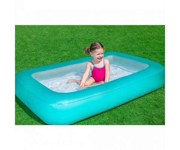 Bestway: Aquababes™ négyzet alakú gyűrűs pancsolómedence 165 x 104 x 25 cm