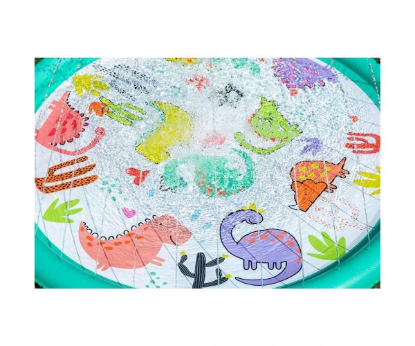 Bestway: Vízpermetes pancsoló medence dinós 122cm
