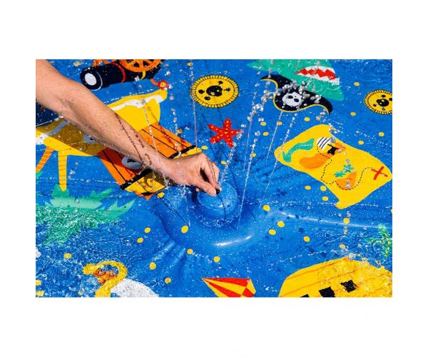 Bestway: Vízpermetes pancsoló medence kalózos 170x140cm