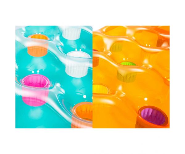 Bestway: Színes poharas gumimatrac többféle színben 1db 173x64x16cm