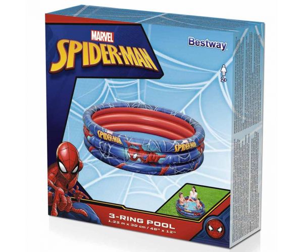 Bestway: Marvel Pókember pancsoló medence Ø 122 x 25 cm