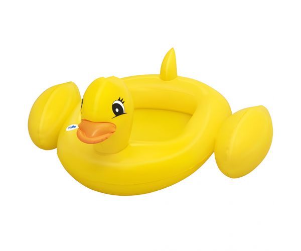 Bestway: Felfújható kacsa bébi csónak hápogó hanggal 102x99cm