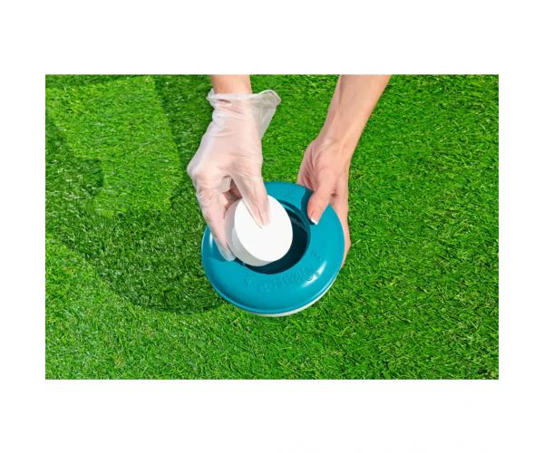 Bestway: Úszó vegyszeradagoló Ø 16 x 10,3 cm