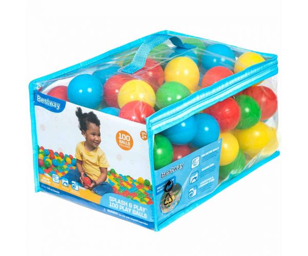 Bestway: Splash & Play™ játéklabda 100db-os csomag