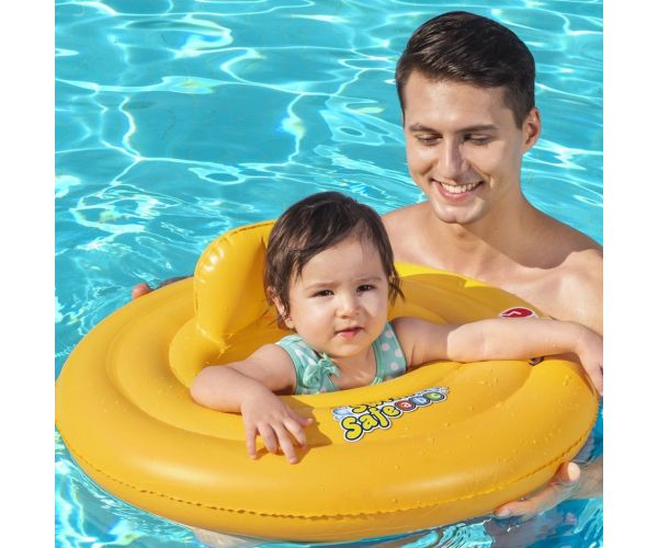 Bestway: Swim Safe - Háromgyűrűs beülős baba úszógumi 69cm