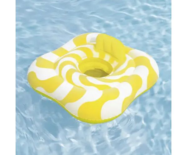 Bestway: Swim Safe kétgyűrűs beülős baba úszógumi 79 cm