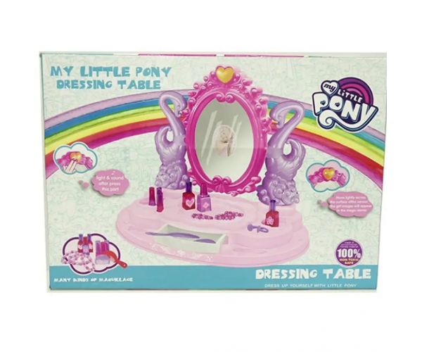My little pony ružový toaletný stôl