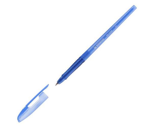 Stabilo Re-Liner XF guľôčkové pero v modrej farbe 0,5 mm