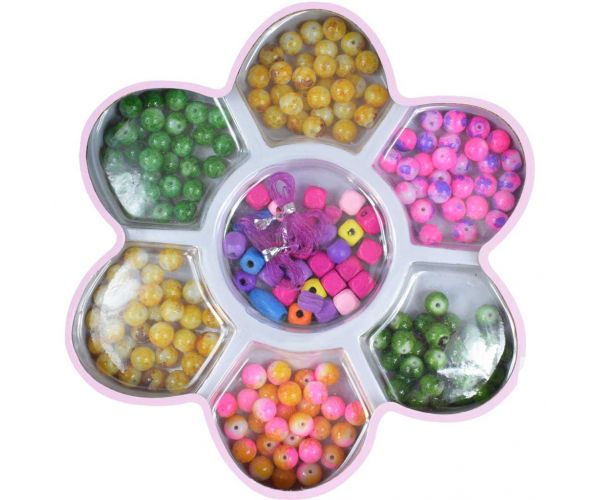 Beads Series: Ékszerkészítő szett 100+ gyönggyel és cérnával