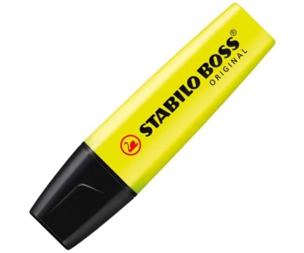 Stabilo: BOSS Original zvýrazňovač v žltej farbe 2-5mm