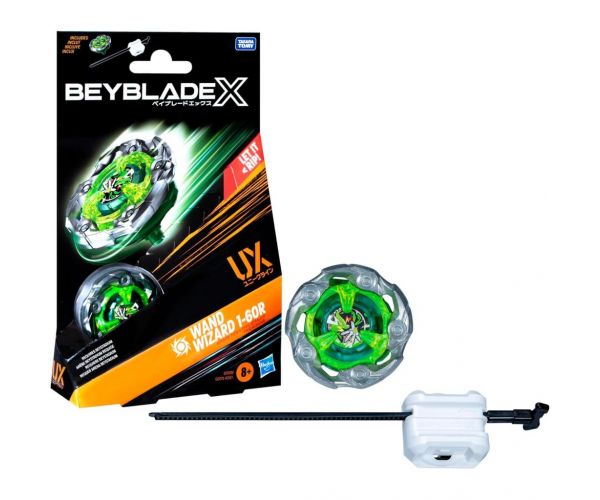 Beyblade X Starter pack: Wand Wizard 1-60R pörgettyű kezdőszett - Hasbro