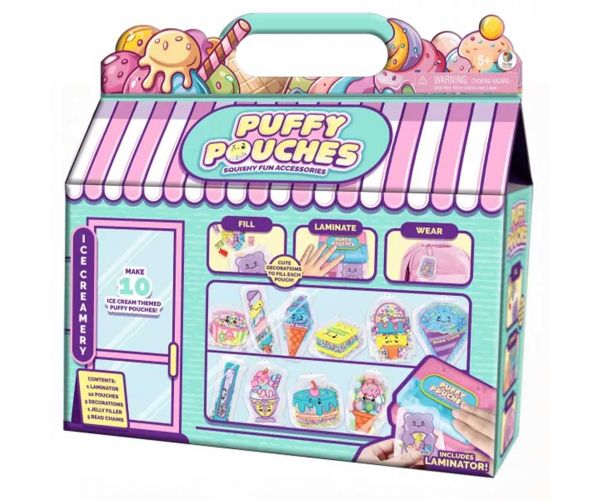 Puffy Pouches: Pufi charm design set - zmrzlina