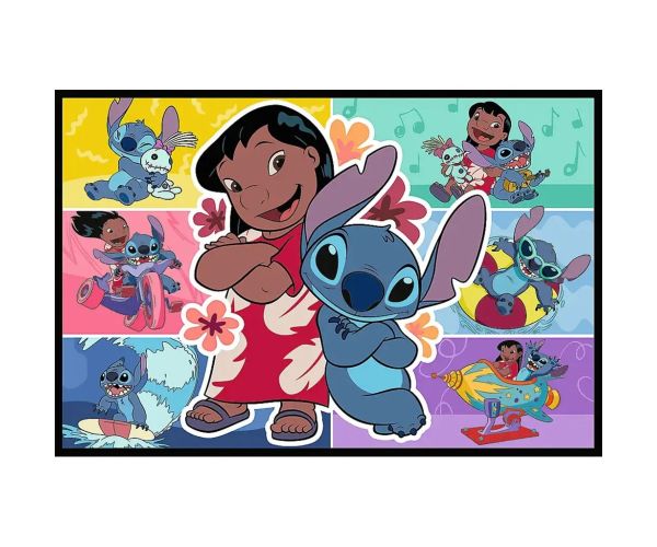 Lilo a Stitch šťastný život 2x200 puzzle - Trefl