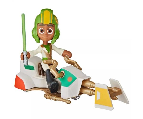 Star Wars: Dobrodružstvá malých Jediov - Kai Brightstar figúrka so záprahom 7,5cm - Hasbro