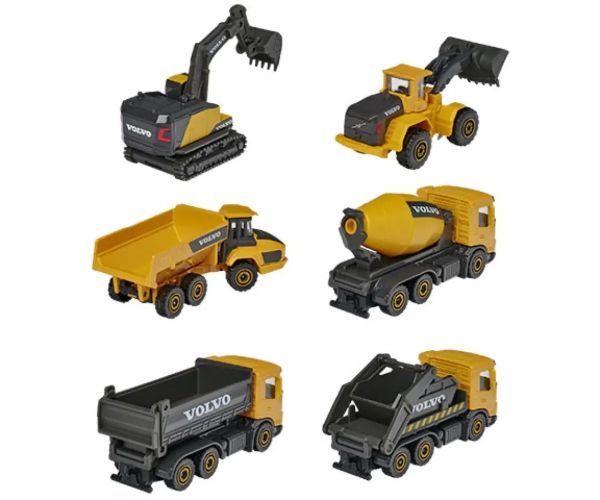 Majorette - Volvo Edition stavebné pracovné stroje vo viacerých variantoch - Simba Toys