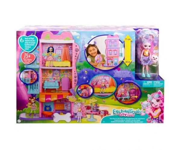 Enchantimals: Mestský dom hrací set- Mattel