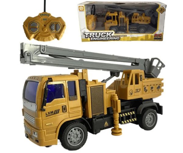 RC Pracovný stroj so zdvíhacím košom na diaľkové ovládanie 1/36 22cm