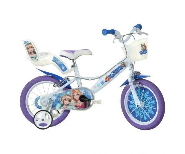 Hókirálynő mintás 12-es méretű bicikli - Dino Bikes kerékpár