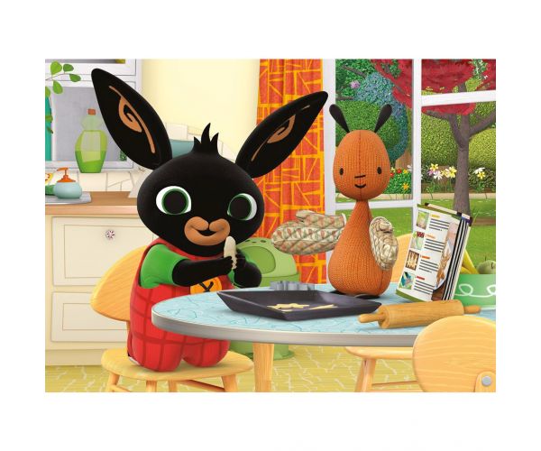 Bing és Flop sütit süt 24db-os Eco puzzle 70x50cm - Lisciani