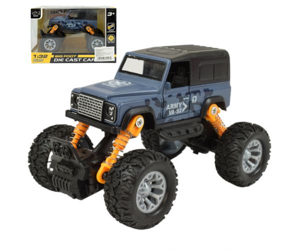 Big Foot Series: Lendkerekes offroad terepjáró autó gumiabroncsokkal 13cm