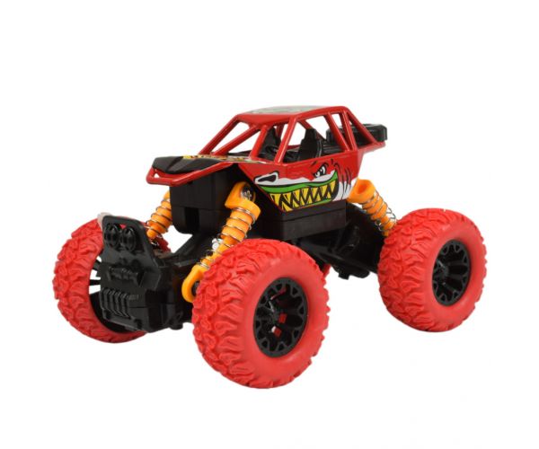 Big Foot Series: Lendkerekes cápás offroad terepjáró autó kétféle változatban 13cm