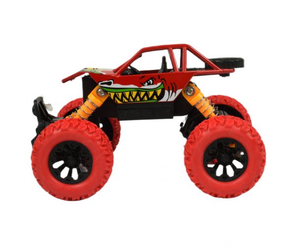 Big Foot Series: Lendkerekes cápás offroad terepjáró autó kétféle változatban 13cm