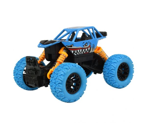Big Foot Series: Lendkerekes cápás offroad terepjáró autó kétféle változatban 13cm